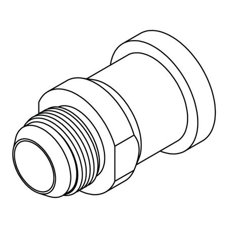 TOMPKINS Hydraulic Fitting-Flange20MJ-16FL C62 6842-20-16